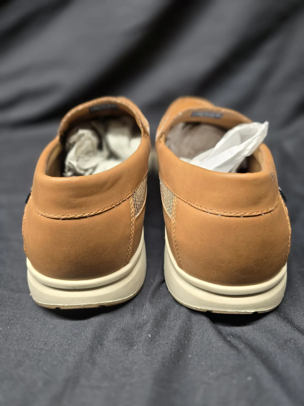 Nautica Bidwell Men's Slip-On Loafers Size 12 Tan Sahara-T MN10153M New in Box